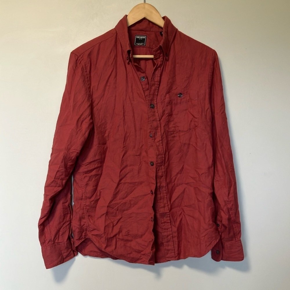Todd Snyder Cotton tencel shirt